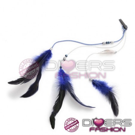 Extensão Pena Feather - Penas Naturais - Tendência Hollywood - 40 cm