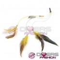Extensão Pena Feather - Penas Naturais - Tendência Hollywood - 40 cm
