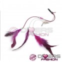 Extensão Pena Feather - Penas Naturais - Tendência Hollywood - 40 cm