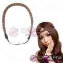 Headband Trançado - Acessório Versátil e Estiloso - Cabelo Sintético