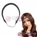Headband Trançado - Acessório Versátil e Estiloso - Cabelo Sintético