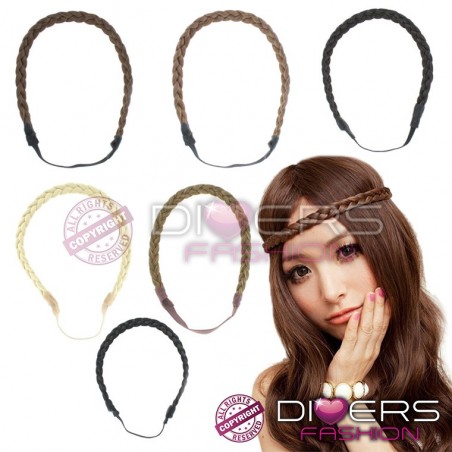 Headband trançado - várias cores