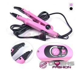 máquina aplicadora para colocar extensões de cabelo de queratina profissional rosa novo modelo
