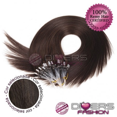 Extensões anilhas LOOP cabelo liso cor Nº2