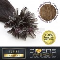Extensões de queratina 25 unidades 100% cabelo humano LUXURY RUSSIAN HAIR