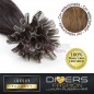 Extensões de queratina 25 unidades 100% cabelo humano LUXURY RUSSIAN HAIR