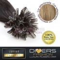 Extensões de queratina 25 unidades 100% cabelo humano LUXURY RUSSIAN HAIR