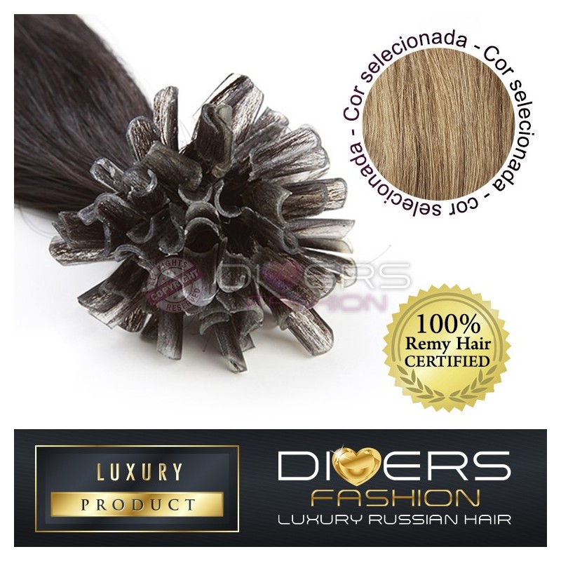 Extensões de queratina 25 unidades 100% cabelo humano LUXURY RUSSIAN HAIR Extensões de queratina 25 unidades 100% cabelo humano LUXURY RUSSIAN HAIR