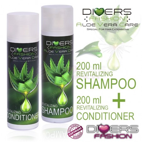 Kit Aloe Vera Care - Champô e Condicionador para Extensões - DiversFashion