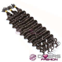 Extensões de queratina 25 unidades 100% cabelo humano indiano