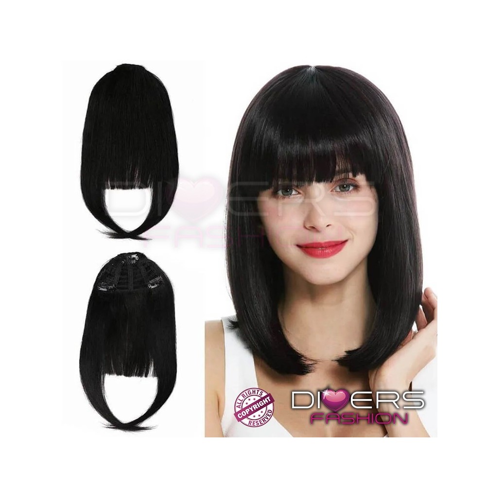Chegaram as novas franjas com clips de cabelo 100% natural / humano