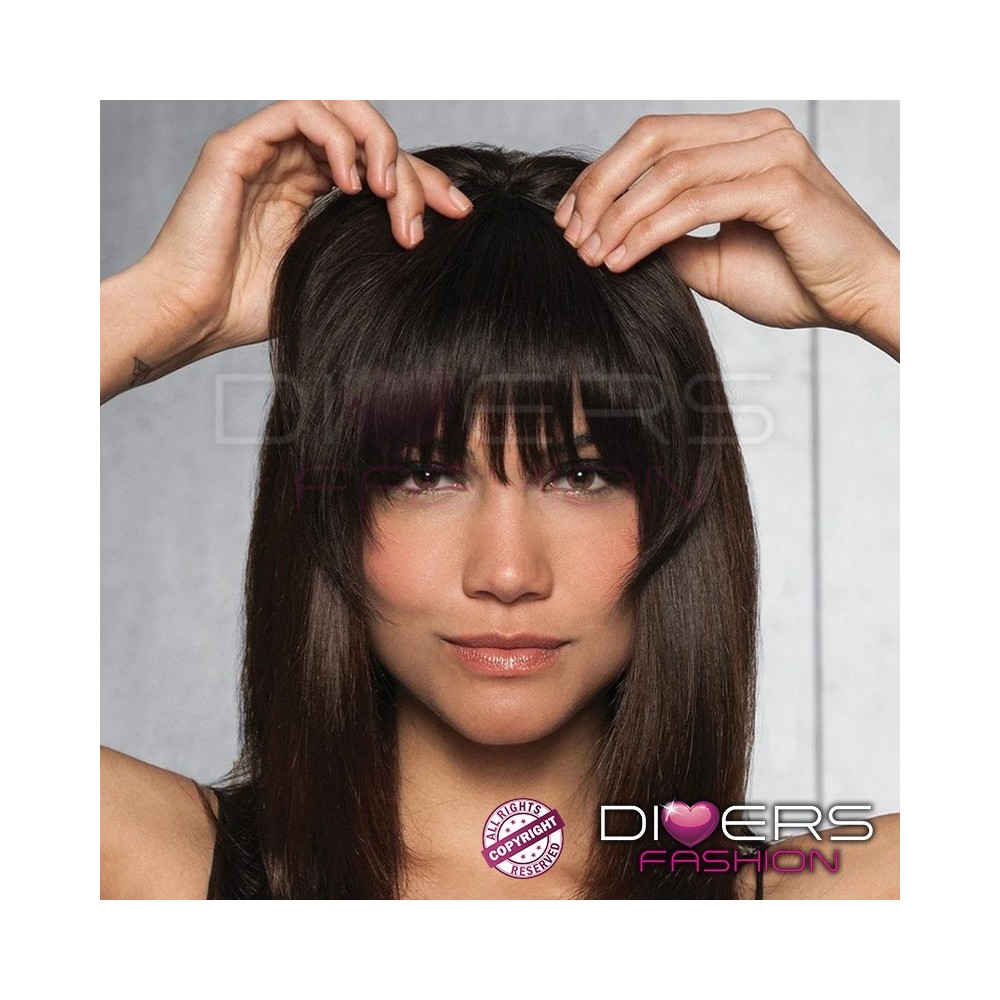 Franja de cabelo com clips Cabelo 100% Humano Indiano