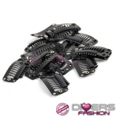 Conjunto de clipes ou ganchos de substituição com silicone anti-deslizante