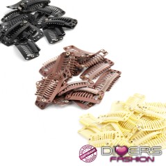 Conjunto de clipes ou ganchos de substituição com silicone anti-deslizante