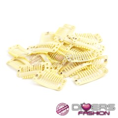 Conjunto de clipes ou ganchos de substituição com silicone anti-deslizante