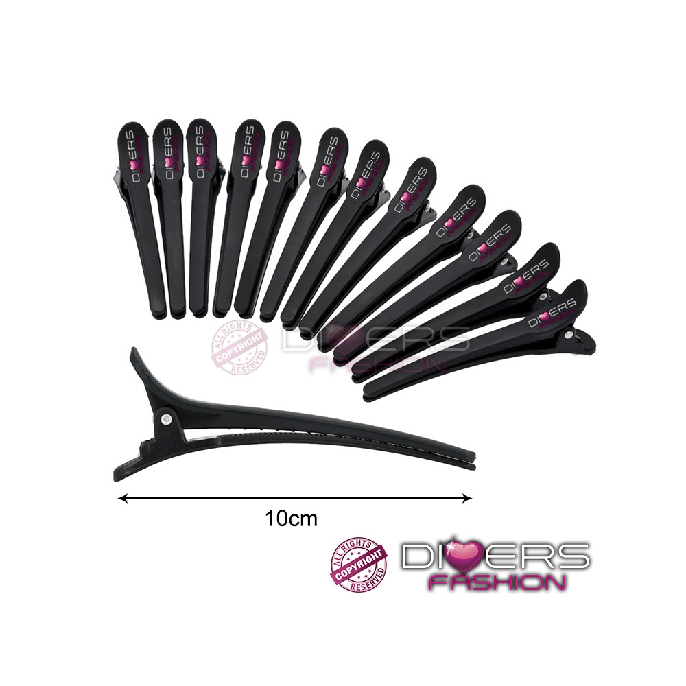 Pinças Separadoras de cabelo para Extensões 12cm