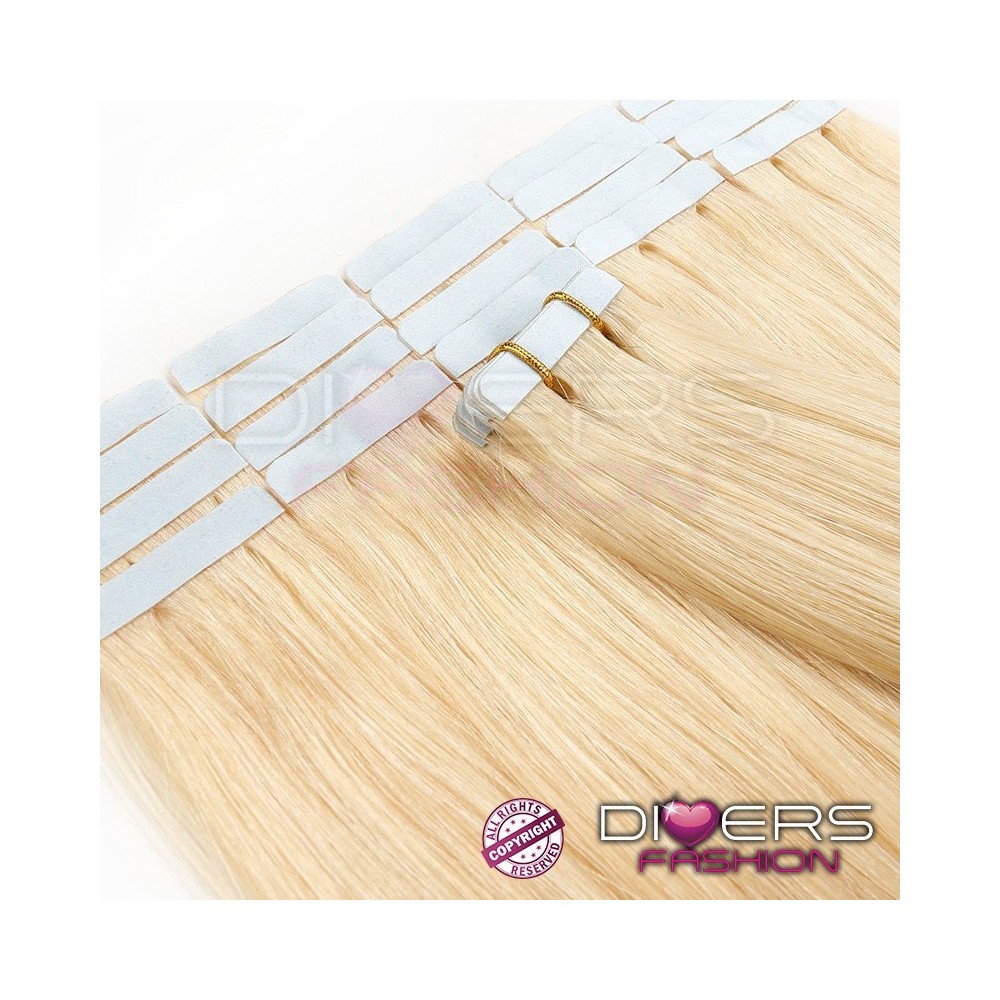 Extensões Adesivas TAPE 100% cabelo humano indiano liso