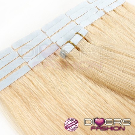 Extensões Adesivas TAPE 100% cabelo humano indiano liso