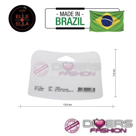Espátula Aplicadora de Gel Cola - Mega Hair Ele e Ela