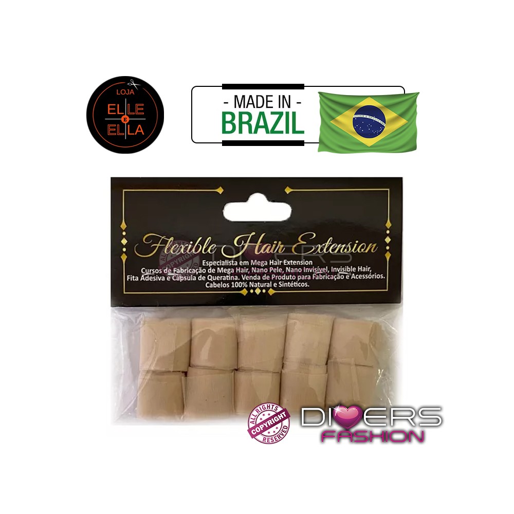 Fita Nanopele Extension Invisível Confeção Mega Hair Ele e Ela