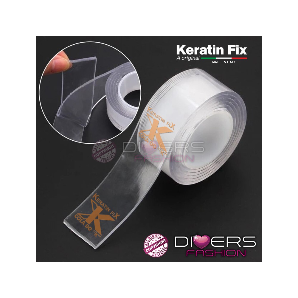 Fita de silicone para Costurar Mega Hair - Cola do K Keratin Fix