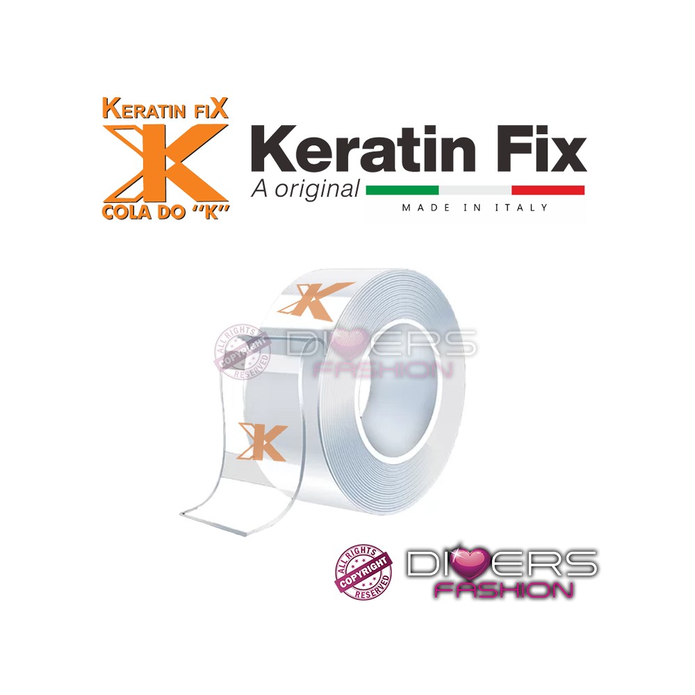 Fita de silicone para Costurar Mega Hair - Cola do K Keratin Fix