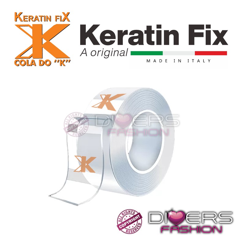 Fita de silicone para Costurar Mega Hair - Cola do K Keratin Fix