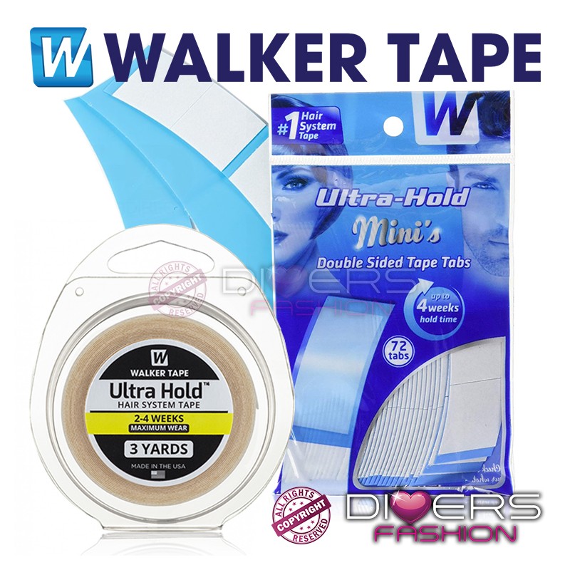 Ultra Hold Fita Adesiva para Sistemas Capilares: Fixação Extra Forte e Duradoura | Walker Tape Ultra Hold Fita Adesiva para Sistemas Capilares: Fixação Extra Forte e Duradoura | Walker Tape