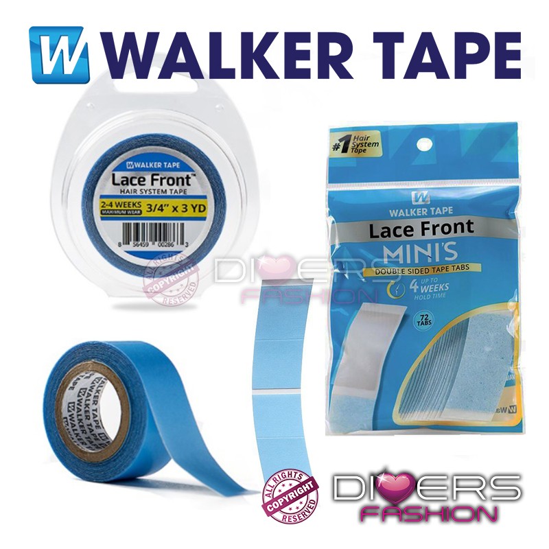 Fita Adesiva Lace Front Para Sistemas Capilares Com Base em Rede: Fixação Segura | WalkerTape