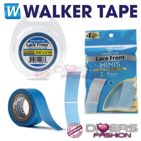 Fita Adesiva Lace Front Para Sistemas Capilares em Rede: Fixação Segura e Confortável | WalkerTape