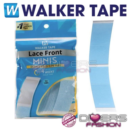 Fita Adesiva Lace Front Para Sistemas Capilares Com Base em Rede: Fixação Segura | WalkerTape