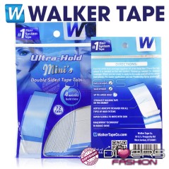 72 Mini's Ultra Hold Fita Adesiva para Sistemas Capilares: Fixação Extra Forte e Duradoura | Walker Tape
