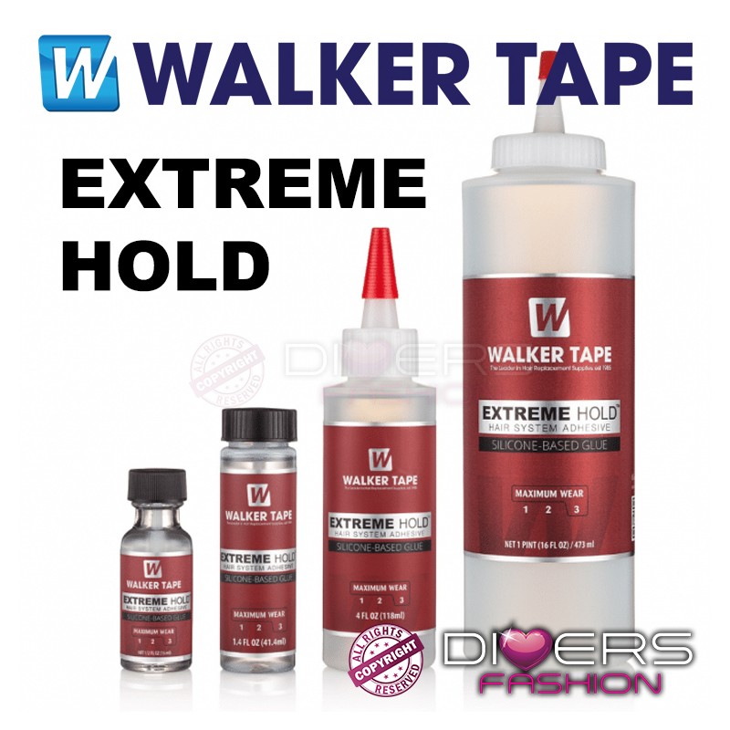 Cola Capilar Extreme Hold: Base de Silicone Fixação Extrema Próteses| Walker Tape