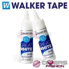 Cola Capilar Great White: Base de Água Fixação Forte Prótese| Walker Tape