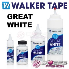 Cola Capilar Great White: Base de Água Fixação Forte Prótese| Walker Tape