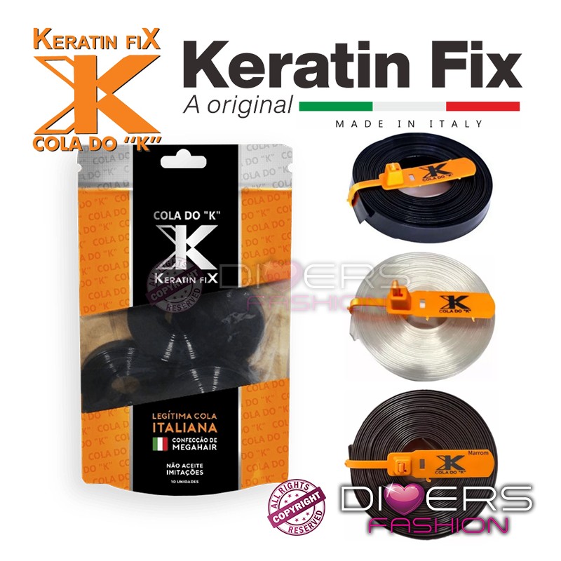 Queratina Ao Metro em Rolo 20g - Cola do K Keratin Fix