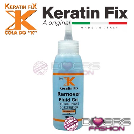 Removedor de Extensões Cabelo em Gel: Removedor do K - Cola do K Keratin Fix 100ml