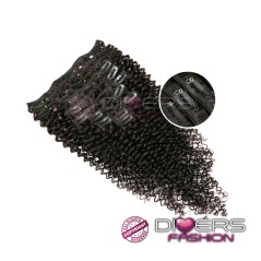 Extensões com clips tic-tac 100% cabelo humano indiano
