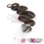 Extensões anilhas Loop 25 unidades 100% cabelo humano indiano