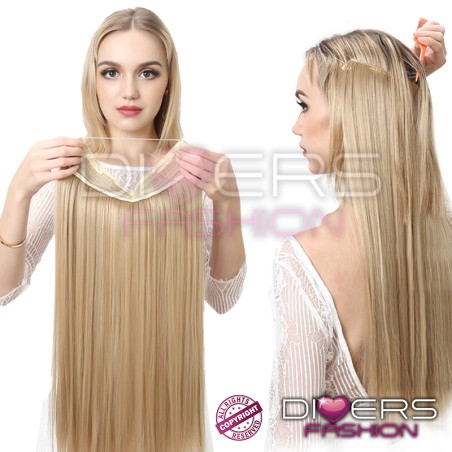 Extensões Fio Invisível 100% cabelo humano indiano liso