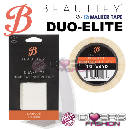 Duo-Elite Fita Adesiva Para Extensões Cabelo Walker Beautify - Fixação Forte e Duradoura