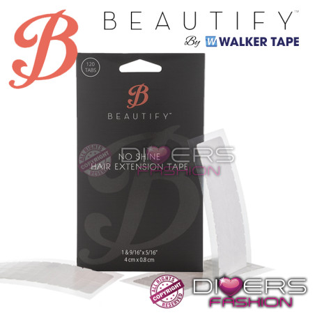 No Shine Fita Adesiva para Extensões de Cabelo Beautify - Peles Sensíveis