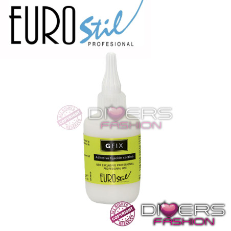 Eurostil Gfix Adesivo para Tissagem – Fixação Forte e Duradoura – Branco ou Castanho 50ml