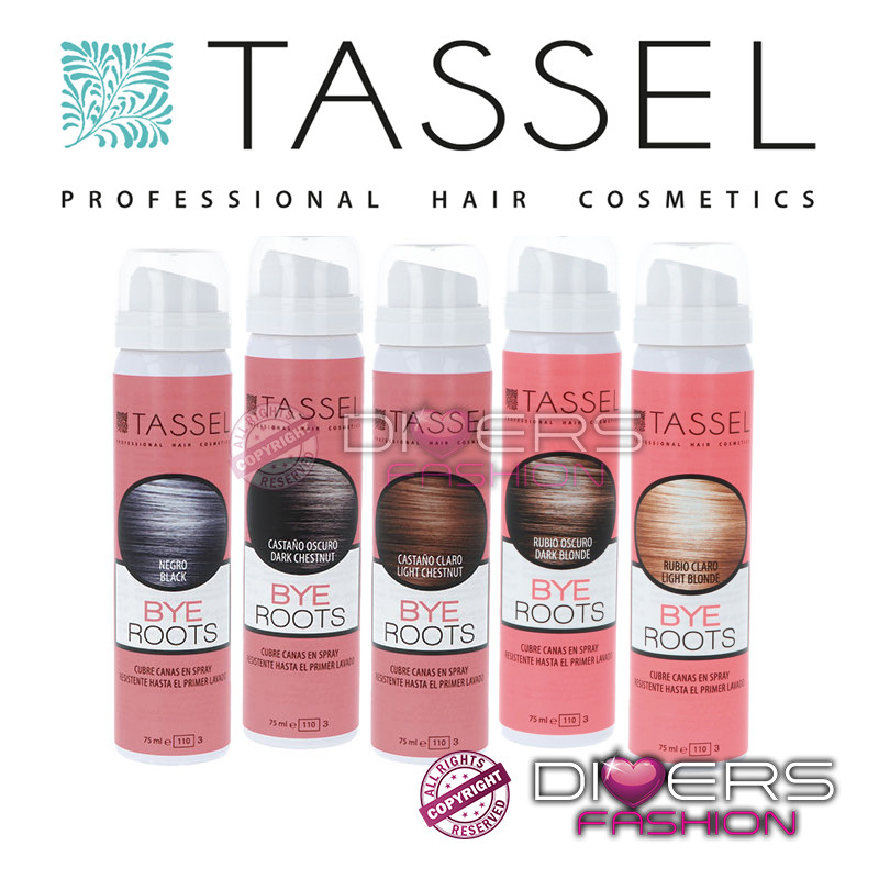 Tassel Adeus Raízes Bye Roots – Spray de Cobertura Instantânea para Raízes Tassel Adeus Raízes Bye Roots – Spray de Cobertura Instantânea para Raízes