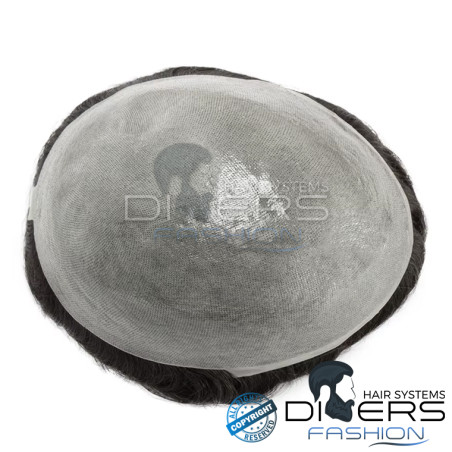 Prótese Capilar Masculina Premium – Base em PU (Micropele) com Cabelo 100% Humano base