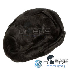 Prótese Capilar Masculina Full Swiss Lace – Cabelo 100% Humano Acabamento Invisível