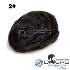 Prótese Capilar Masculina Premium Base Micropele PU Tecnologia Skin Fusion – Cabelo 100% Humano