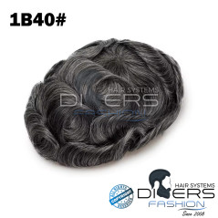 Prótese Capilar Masculina AirSkin Ventra Pro – Base PU com Ventilação| Cabelo 100% Humano Premium