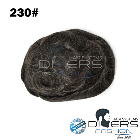 Prótese Capilar Masculina FlexSkin AirPro – Base PU e Painéis Ventilados| Cabelo 100% Humano Premium