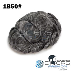 Prótese Capilar Masculina InvisiSkin Inject Pro – PU Injetado 0.08mm| Cabelo 100% Humano Premium